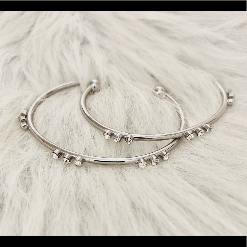 Rhinestone Cuff Style Bracelets - image 1